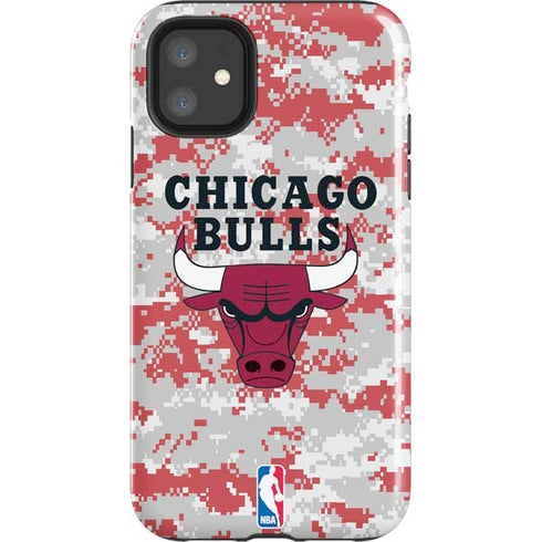 NBA Chicago Bulls Digi Camo iPhone 11 Impact Case