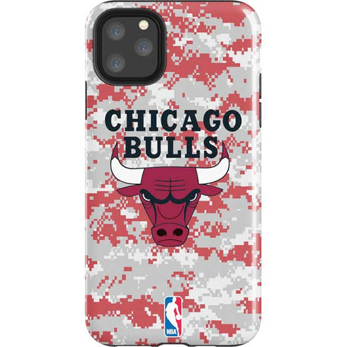 NBA Chicago Bulls Digi Camo iPhone 11 Pro Max Impact Case