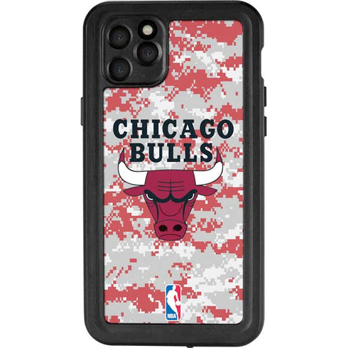 NBA Chicago Bulls Digi Camo iPhone 11 Pro Max Waterproof Case