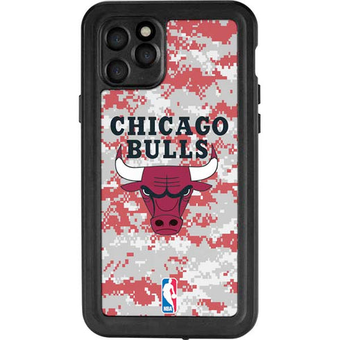 NBA Chicago Bulls Digi Camo iPhone 11 Pro Waterproof Case