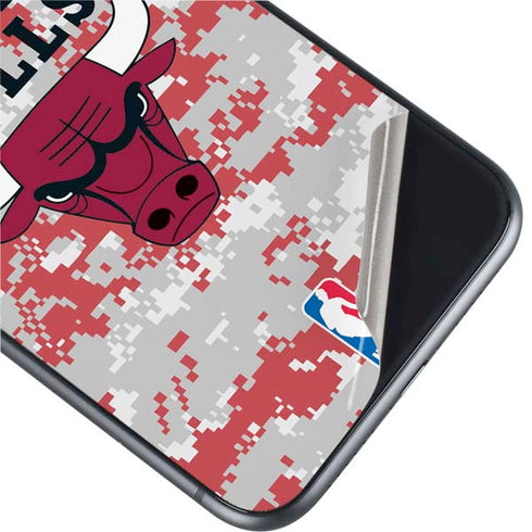 NBA Chicago Bulls Digi Camo iPhone 11 Skin