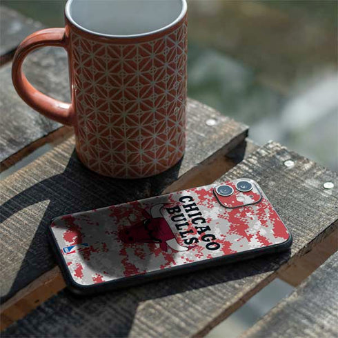 NBA Chicago Bulls Digi Camo iPhone 11 Skin