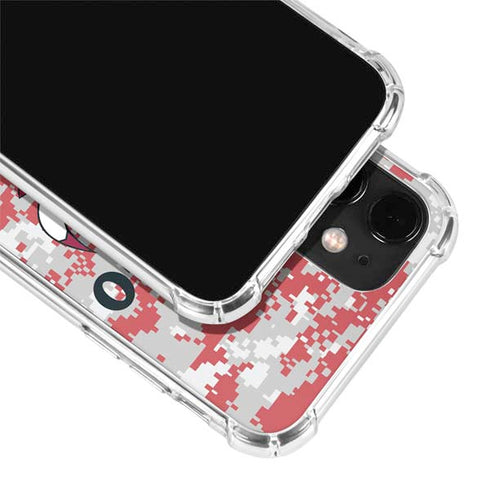 NBA Chicago Bulls Digi Camo iPhone 12 Clear Case