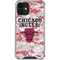 NBA Chicago Bulls Digi Camo iPhone 12 Mini Clear Case