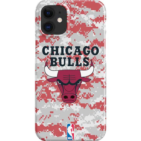 NBA Chicago Bulls Digi Camo iPhone 12 Mini Lite Case