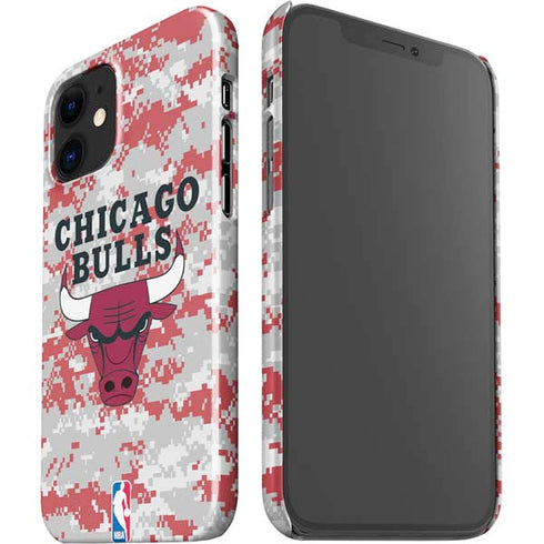 NBA Chicago Bulls Digi Camo iPhone 12 Mini Lite Case