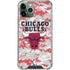 NBA Chicago Bulls Digi Camo iPhone 12 Pro Clear Case