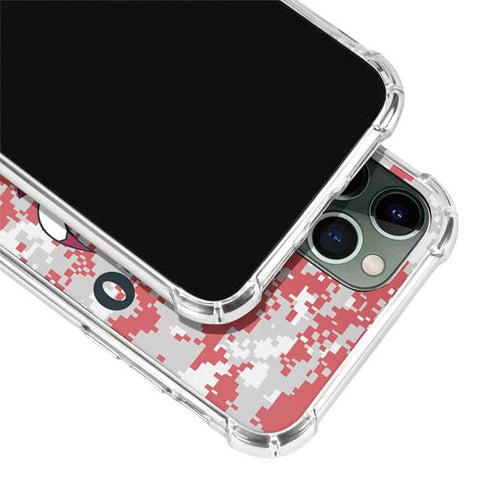 NBA Chicago Bulls Digi Camo iPhone 12 Pro Clear Case