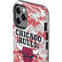 NBA Chicago Bulls Digi Camo iPhone 12 Pro Impact Case