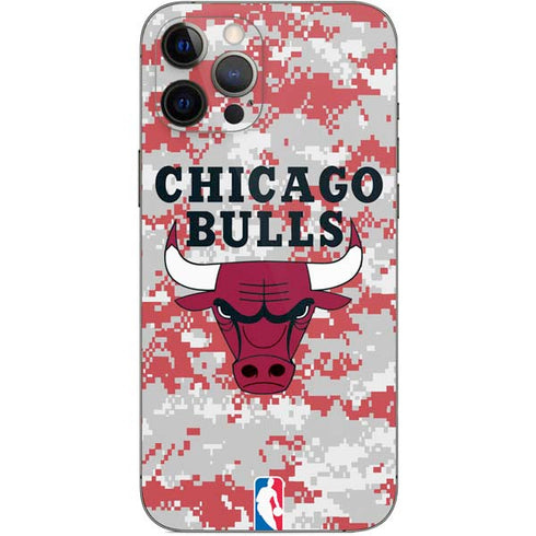 NBA Chicago Bulls Digi Camo iPhone 12 Pro Max Skin