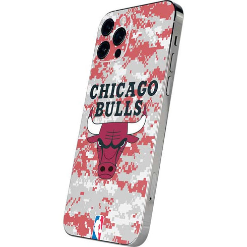 NBA Chicago Bulls Digi Camo iPhone 12 Pro Max Skin