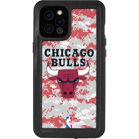 NBA Chicago Bulls Digi Camo iPhone 12 Pro Max Waterproof Case