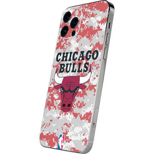 NBA Chicago Bulls Digi Camo iPhone 12 Pro Skin