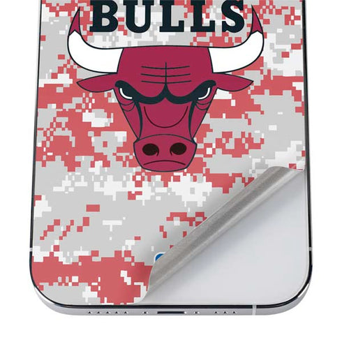 NBA Chicago Bulls Digi Camo iPhone 12 Pro Skin