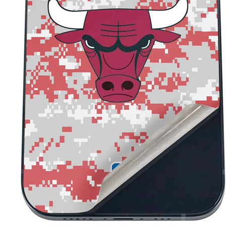 NBA Chicago Bulls Digi Camo iPhone 12 Skin