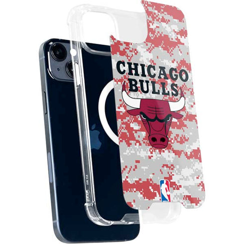 NBA Chicago Bulls Digi Camo iPhone 13 MagSafe Case