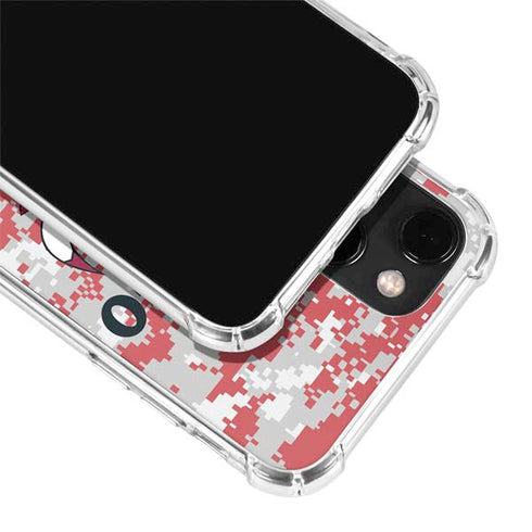 NBA Chicago Bulls Digi Camo iPhone 13 Mini Clear Case