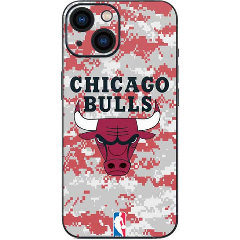 NBA Chicago Bulls Digi Camo iPhone 13 Mini Skin