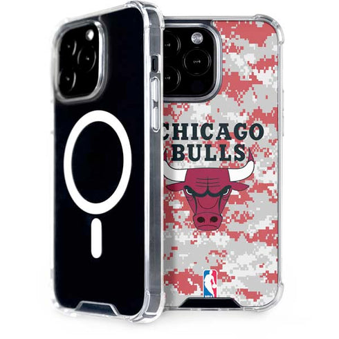 NBA Chicago Bulls Digi Camo iPhone 13 Pro Max MagSafe Case