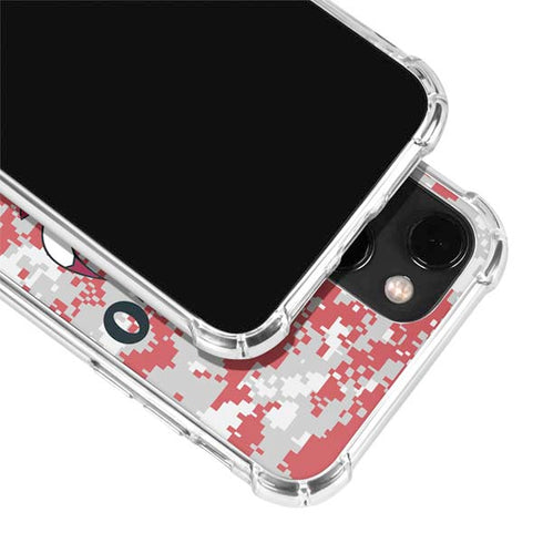NBA Chicago Bulls Digi Camo iPhone 14 Clear Case