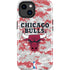 NBA Chicago Bulls Digi Camo iPhone 15 Plus Impact Case
