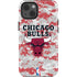 NBA Chicago Bulls Digi Camo iPhone 15 Impact Case