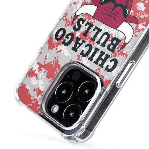 NBA Chicago Bulls Digi Camo iPhone 15 Pro Max MagSafe Case