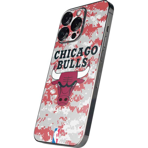 NBA Chicago Bulls Digi Camo iPhone 14 Pro Max Skin