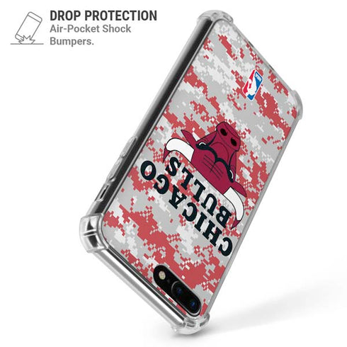 NBA Chicago Bulls Digi Camo iPhone 7/8 Plus Clear Case