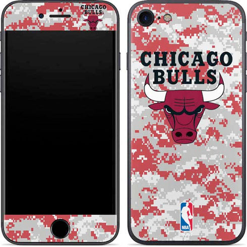 NBA Chicago Bulls Digi Camo iPhone 7 Skin