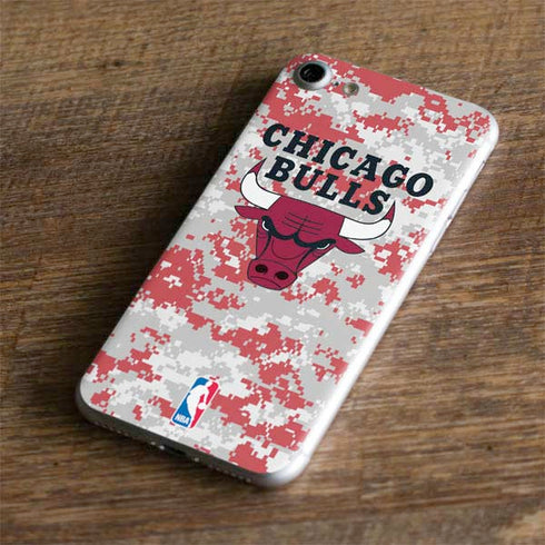 NBA Chicago Bulls Digi Camo iPhone 7 Skin