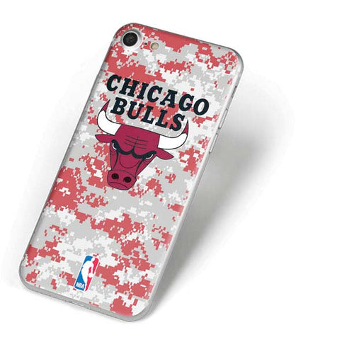 NBA Chicago Bulls Digi Camo iPhone 8 Skin