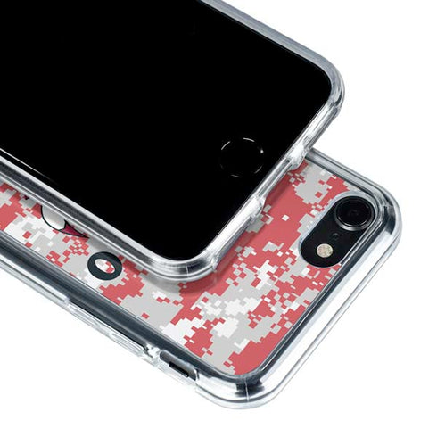 NBA Chicago Bulls Digi Camo iPhone SE (2nd & 3rd Gen) Clear Case