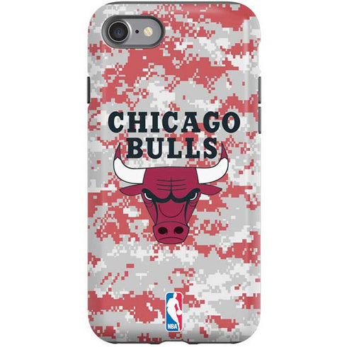 NBA Chicago Bulls Digi Camo iPhone SE (2nd & 3rd Gen) Pro Case