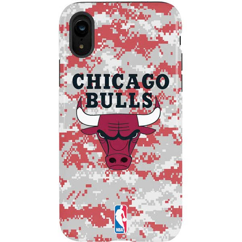 NBA Chicago Bulls Digi Camo iPhone XR Pro Case