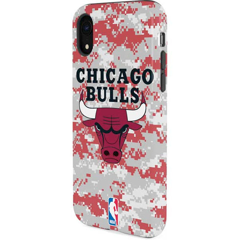 NBA Chicago Bulls Digi Camo iPhone XR Pro Case