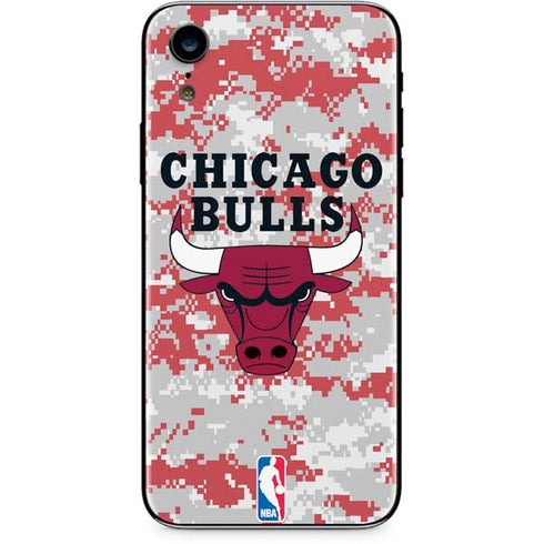 NBA Chicago Bulls Digi Camo iPhone XR Skin