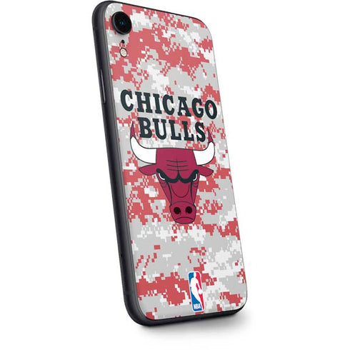 NBA Chicago Bulls Digi Camo iPhone XR Skin