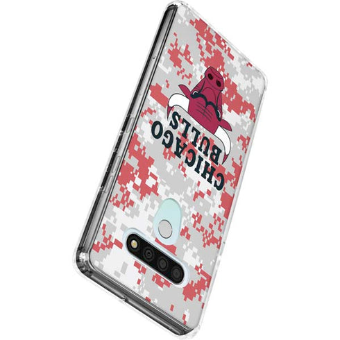 NBA Chicago Bulls Digi Camo LG Stylo 6 Clear Case