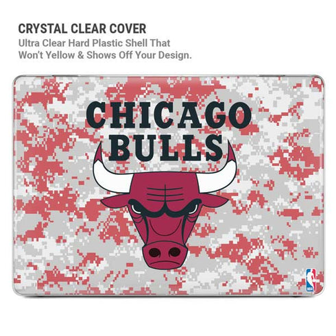 NBA Chicago Bulls Digi Camo MacBook Air 15in (2023-2025) Case plus Skin