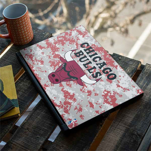 NBA Chicago Bulls Digi Camo MSI GS65 Stealth Laptop Skin