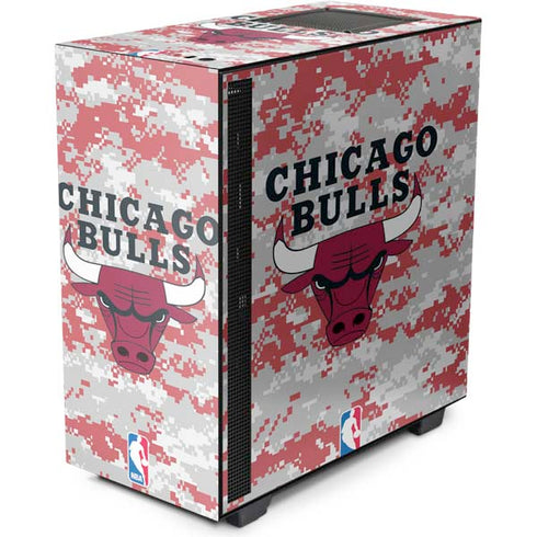 NBA Chicago Bulls Digi Camo NZXT H510 Compact ATX Mid-Tower Case Skin