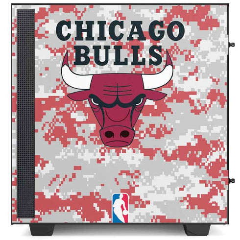 NBA Chicago Bulls Digi Camo NZXT H510 Compact ATX Mid-Tower Case Skin