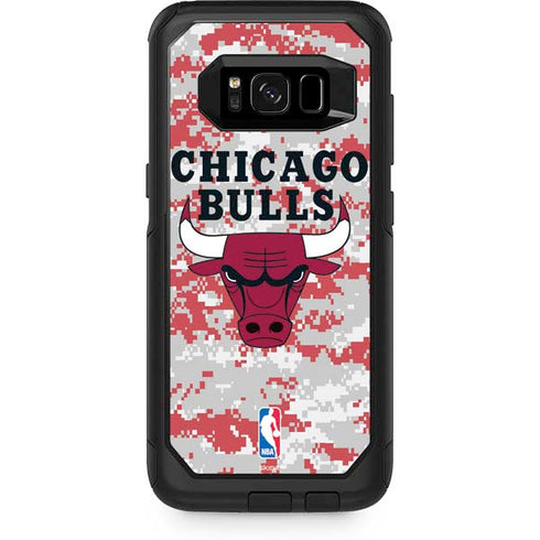 NBA Chicago Bulls Digi Camo Otterbox Commuter Galaxy Skin