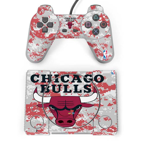 NBA Chicago Bulls Digi Camo PlayStation Classic Bundle Skin