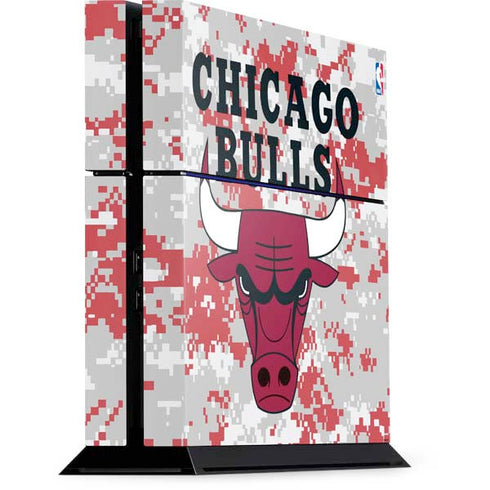 NBA Chicago Bulls Digi Camo PS4 Console Skin