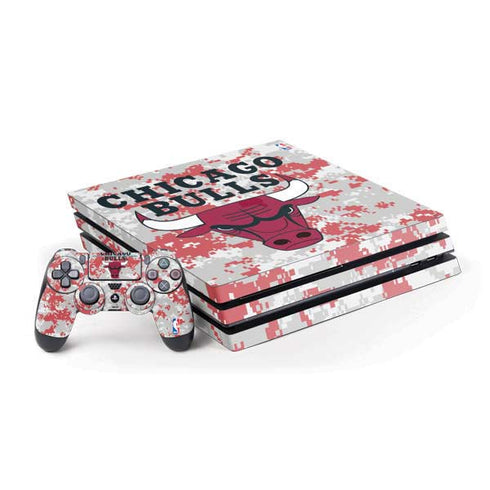 NBA Chicago Bulls Digi Camo PS4 Pro Bundle Skin