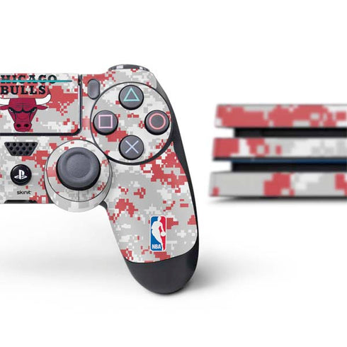 NBA Chicago Bulls Digi Camo PS4 Pro Bundle Skin