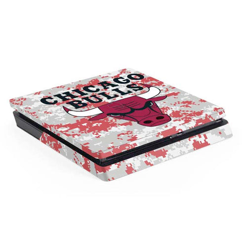 NBA Chicago Bulls Digi Camo PS4 Slim Skin
