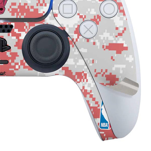 NBA Chicago Bulls Digi Camo PS5 Controller Skin